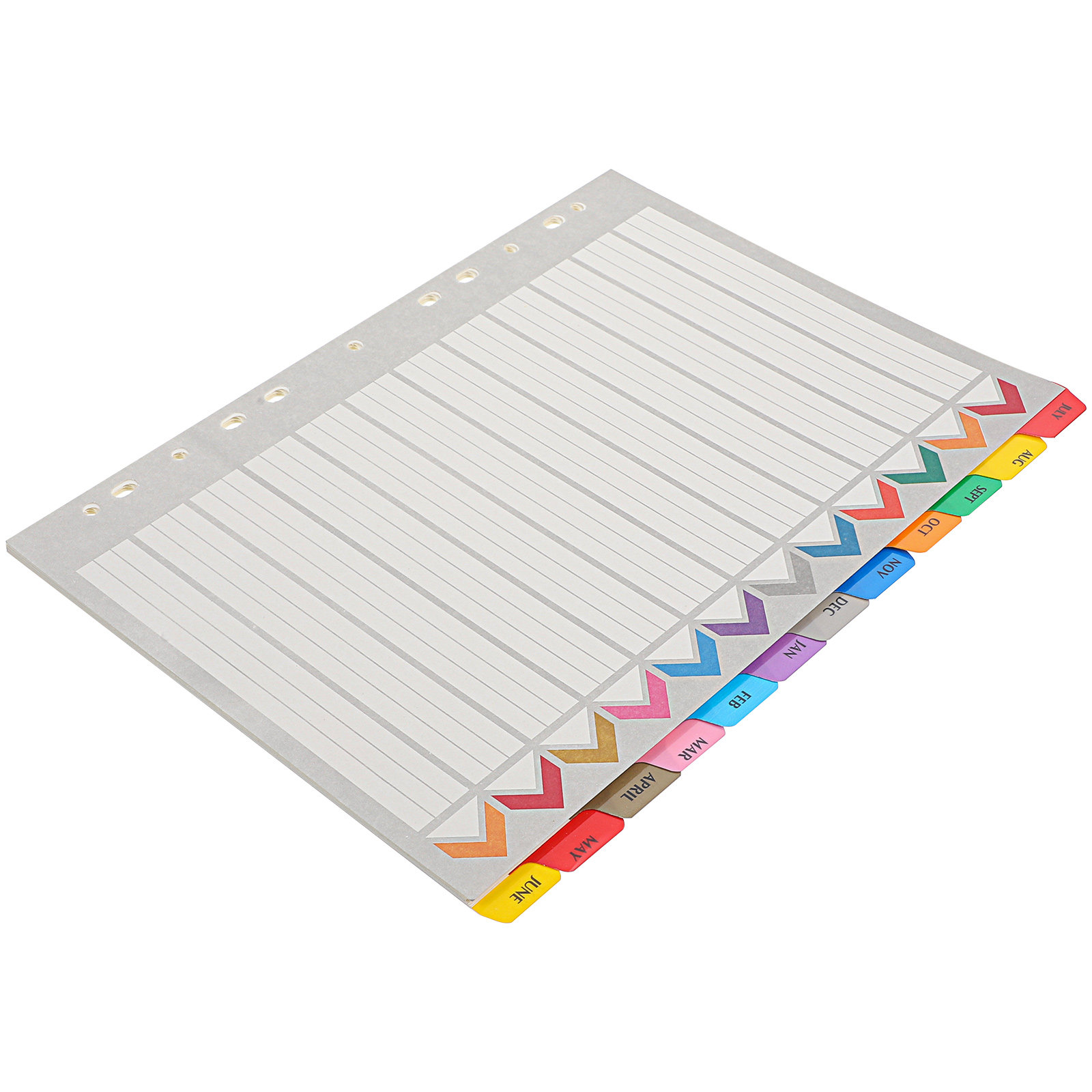 12Sheets Binder Dividers Tabs  - Index Tab Divider ulasan dan harga