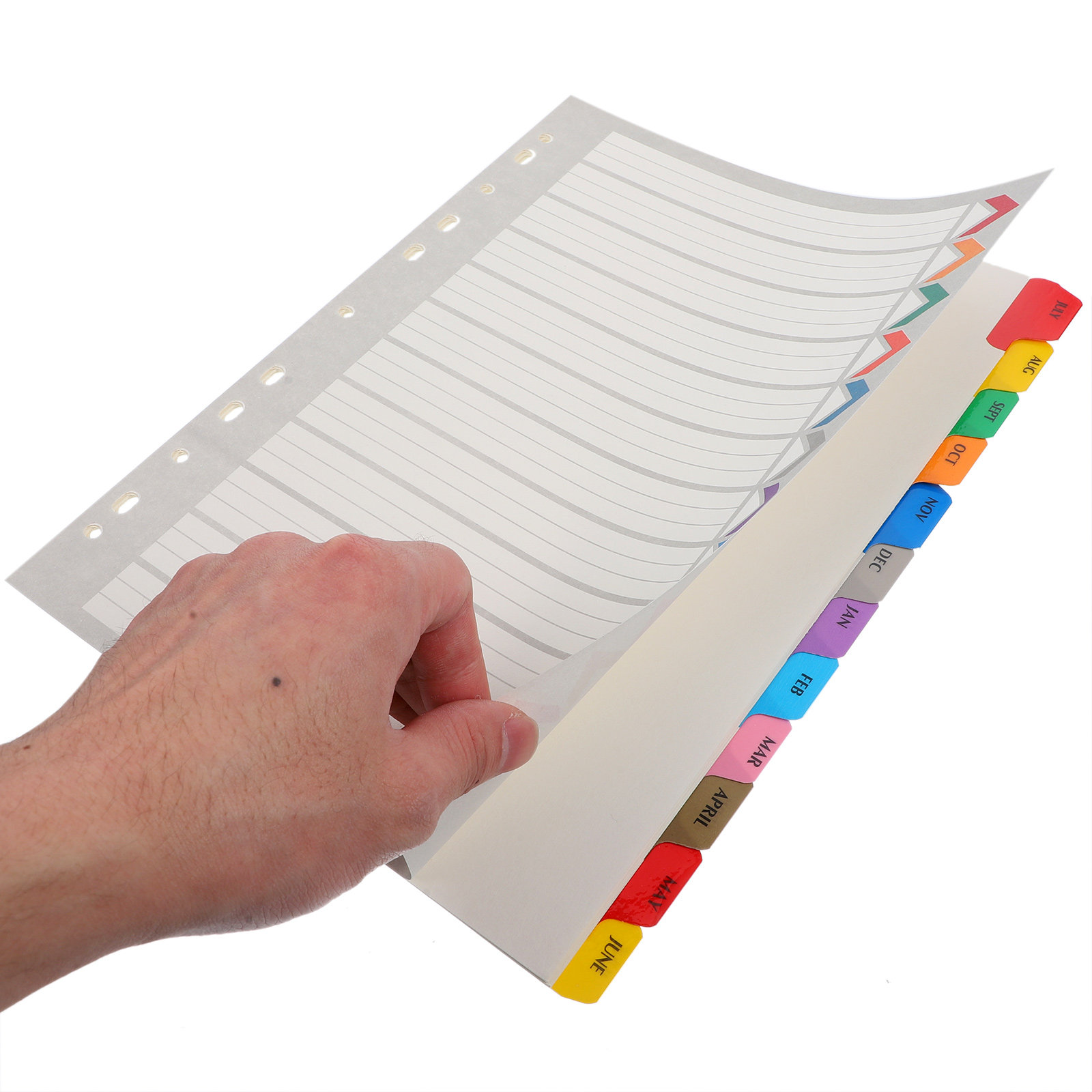 12Sheets Binder Dividers Tabs  - Index Tab Divider ulasan dan harga