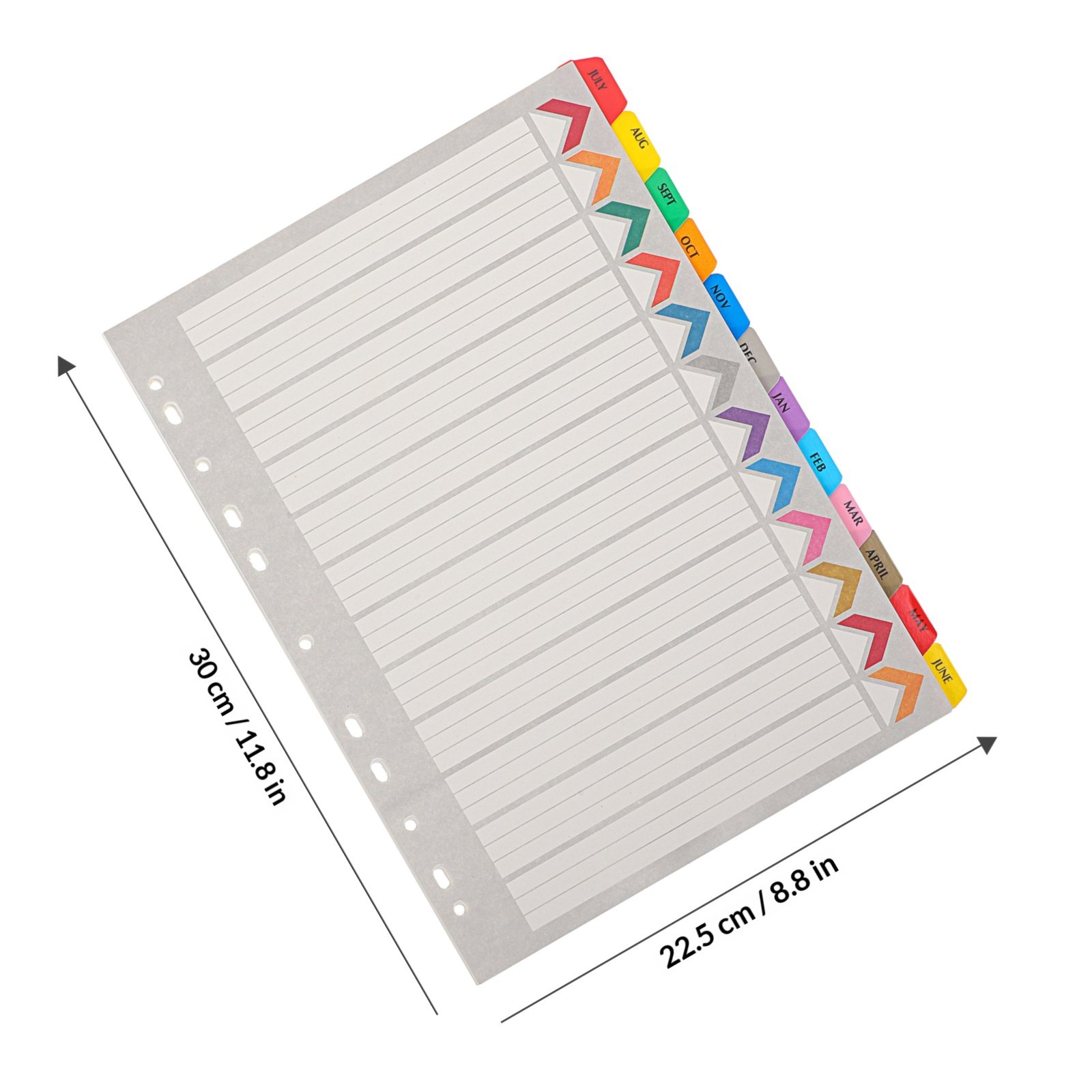 12Sheets Binder Dividers Tabs  - Index Tab Divider ulasan dan harga