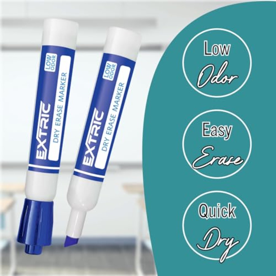 Dry Erase Markers Set, 4 White - Whiteboard Marker Set ulasan dan harga