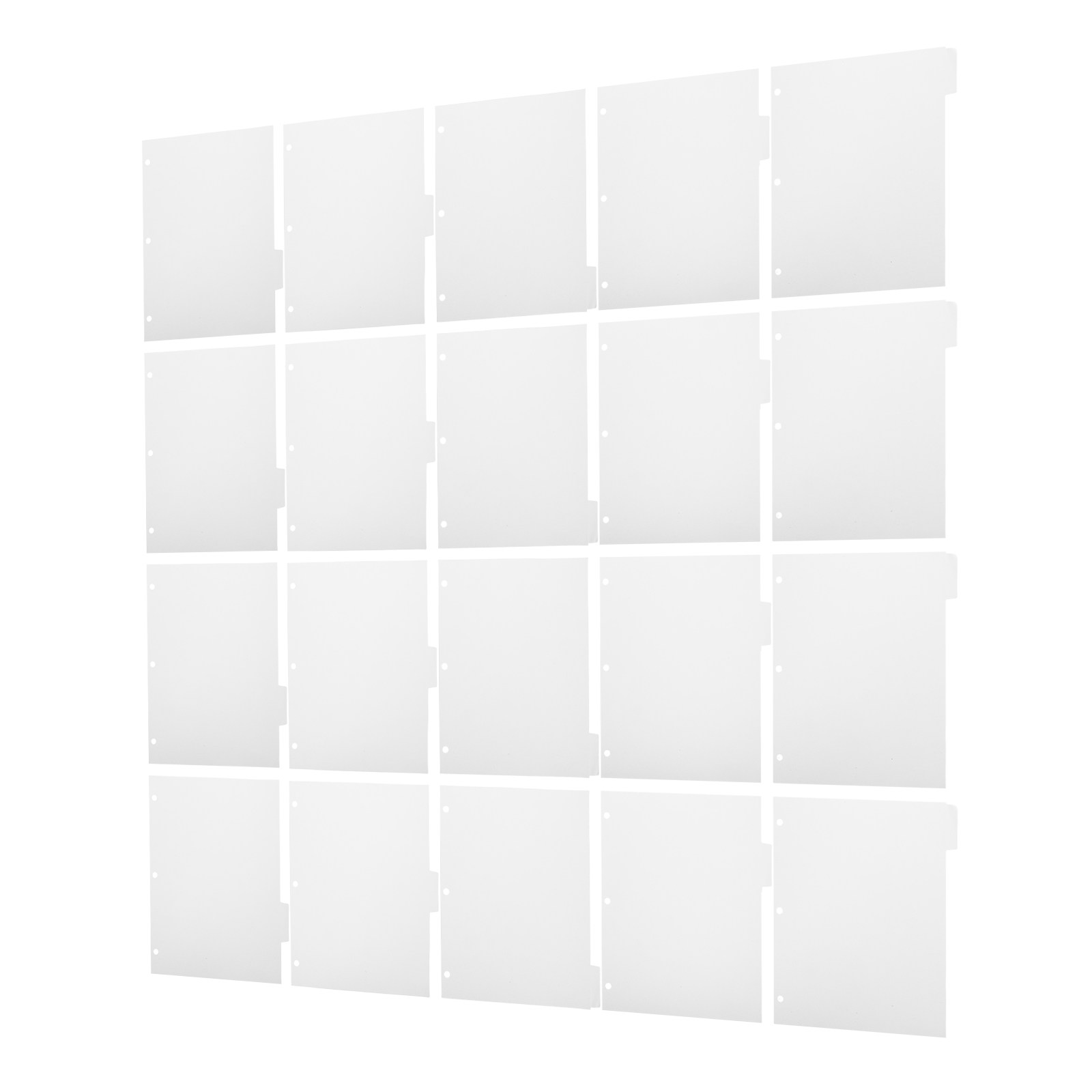 4Sets Blank Write Page Divider - Index Tab Divider ulasan dan harga