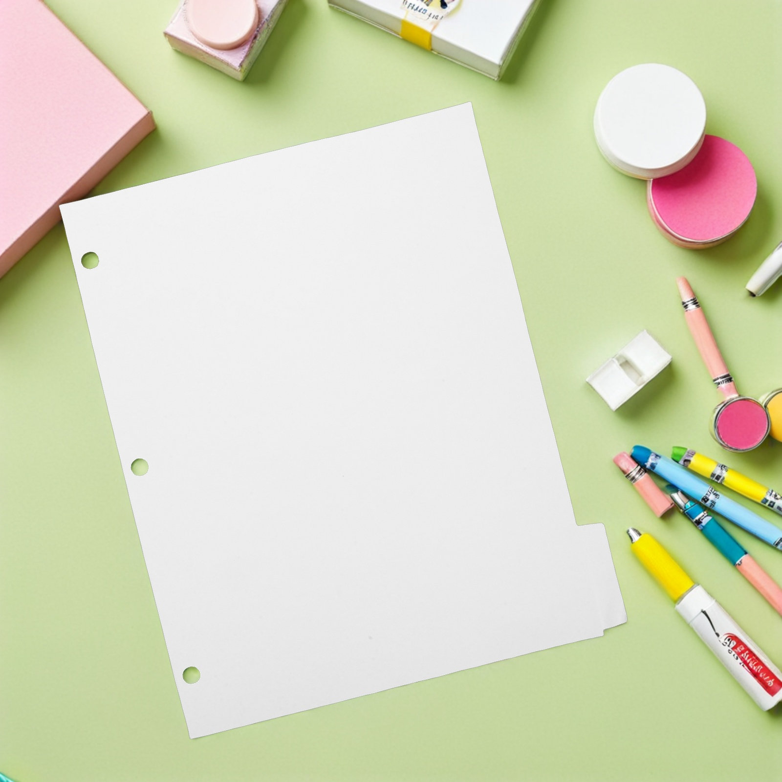 4Sets Blank Write Page Divider - Index Tab Divider ulasan dan harga
