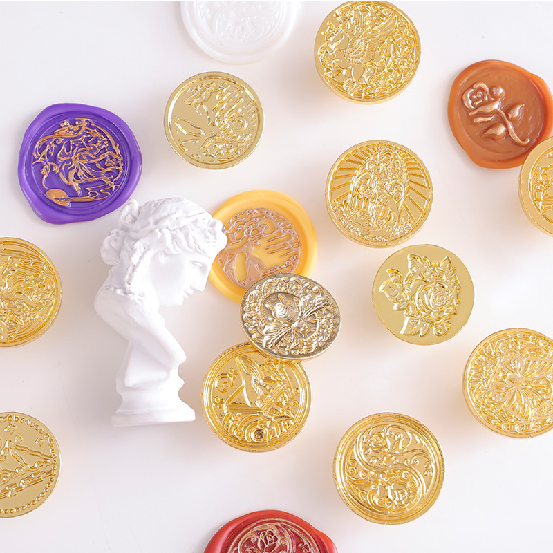 3D Metal Wax Seal Stamp Retro  - Wax Seal Stamp Kit ulasan dan harga