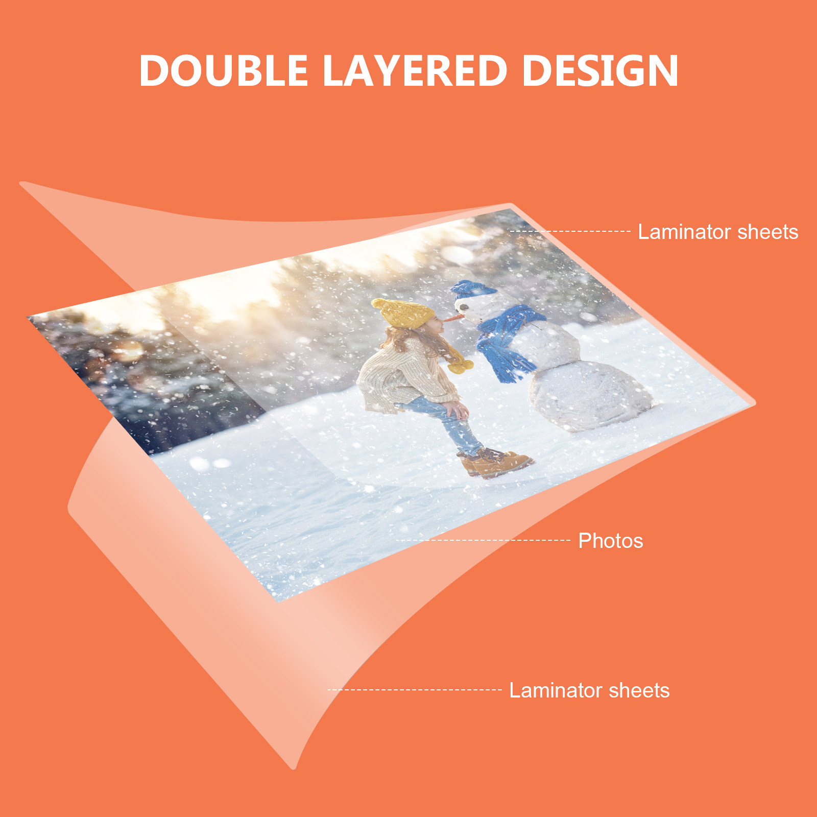 100Pcs A4 Laminating Sheets Pl - Document Laminator Pouch ulasan dan harga