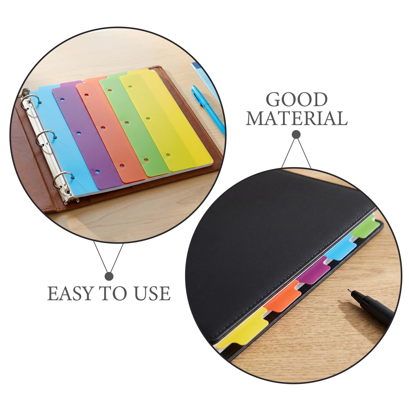 15Pcs Plastic Binder Index Div - Index Tab Divider ulasan dan harga