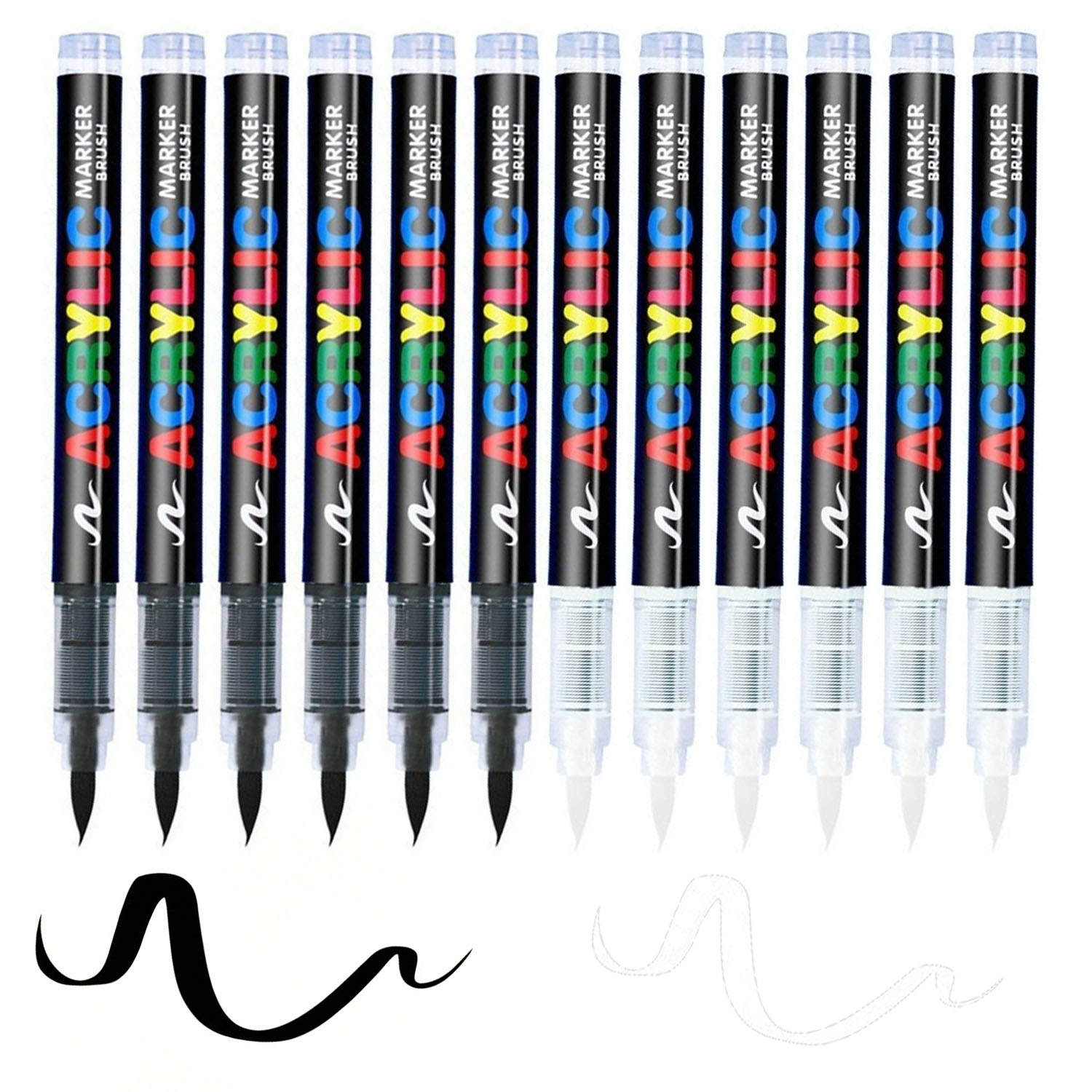 12 Pcs Black/White Premium Sof - Whiteboard Marker Set ulasan dan harga