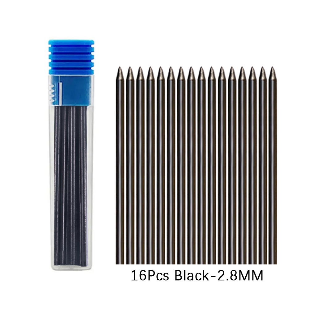 16pcs/Box 2.8mm 2B Solid Carpe - Mechanical Pencil Lead ulasan dan harga