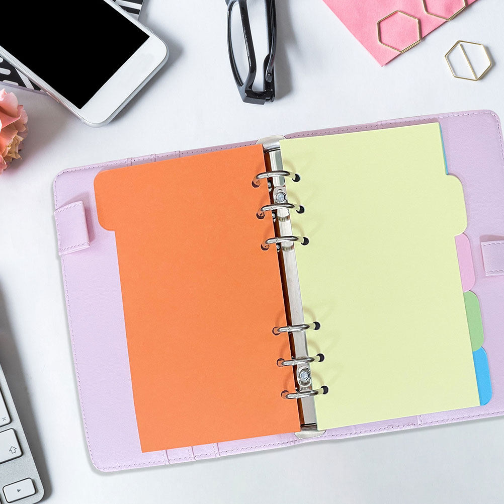 30Pcs Plastic Tab Dividers Col - Index Tab Divider ulasan dan harga