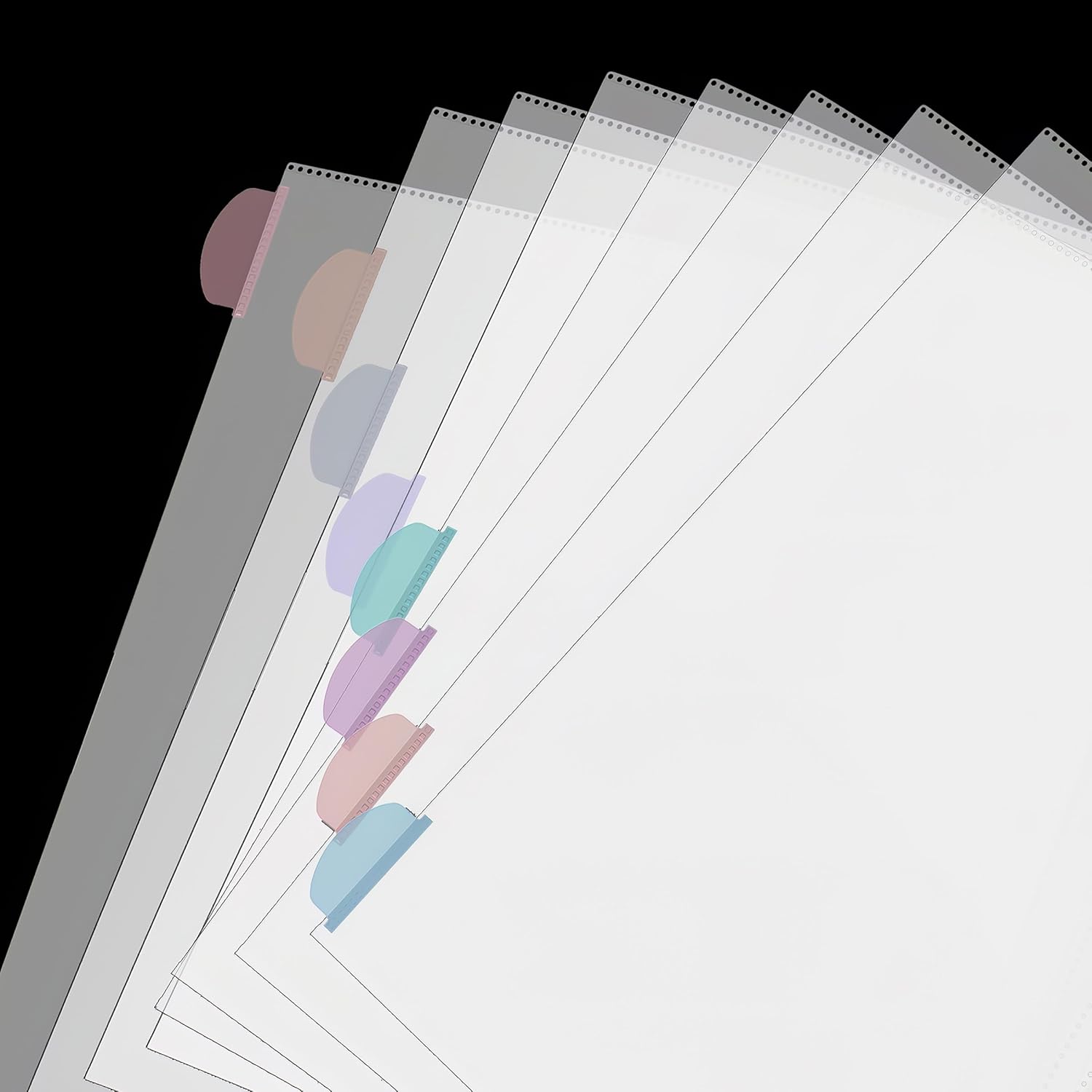 A4 Clear Sheet Protectors with - Index Tab Divider ulasan dan harga