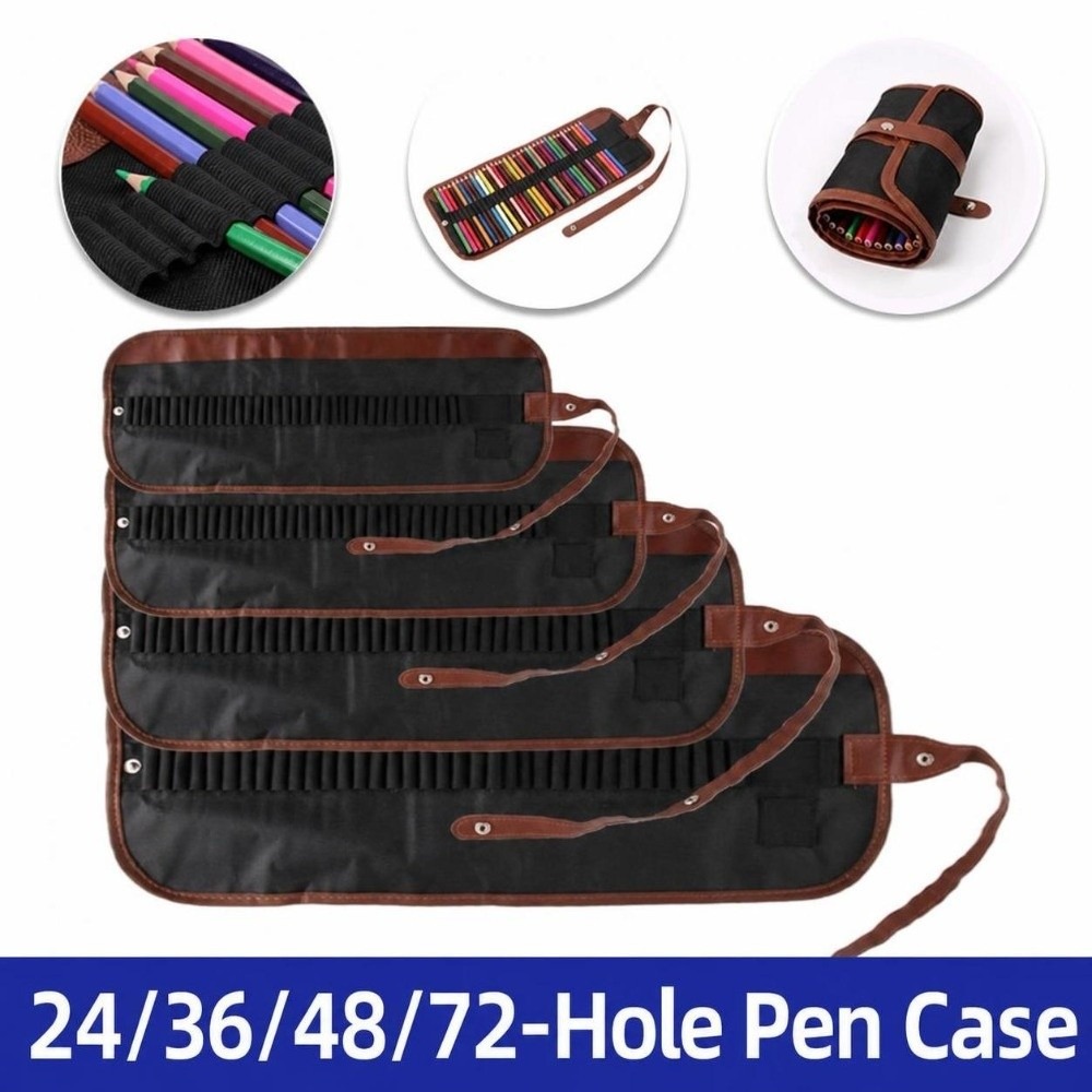 24/36/48/72 Slots Roll Up Penc - Pencil Case Large ulasan dan harga