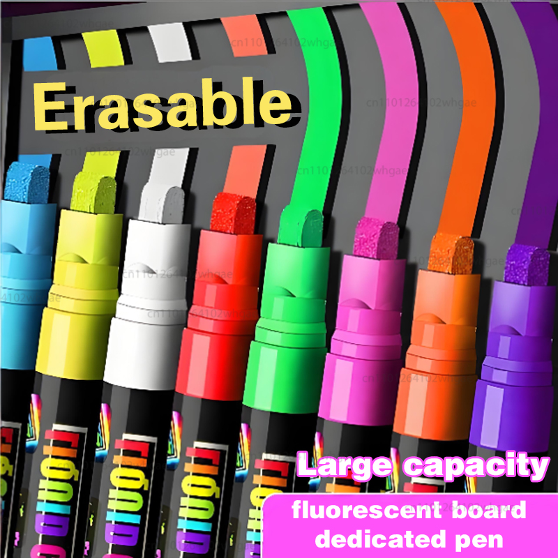 8Color 8mm Liquid Chalk Erasab - Whiteboard Marker Set ulasan dan harga