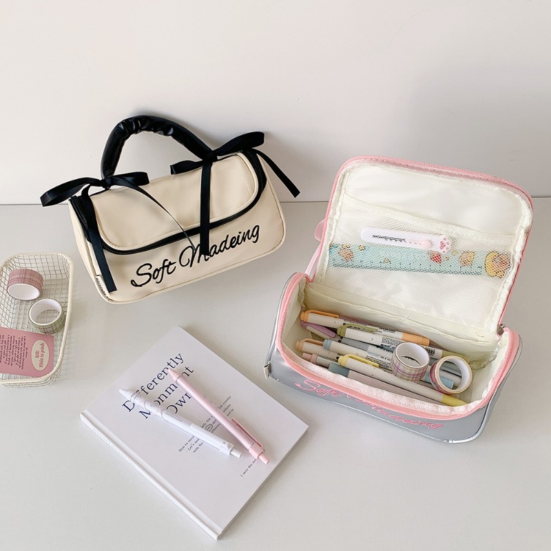 Korean Fashion Casual Large Ca - Pencil Case Large ulasan dan harga