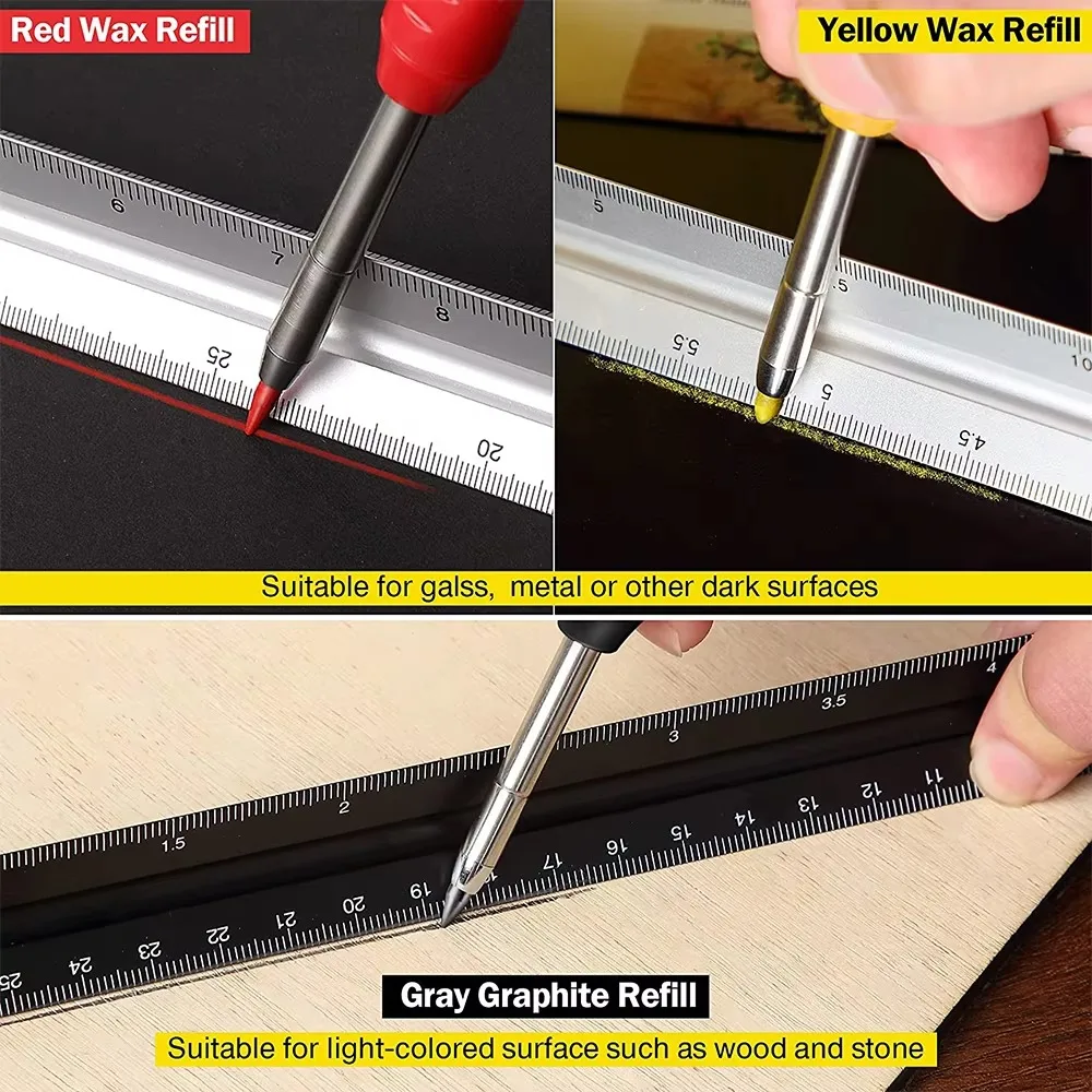 Solid Carpenter Pencil Set Woo - Mechanical Pencil Lead ulasan dan harga