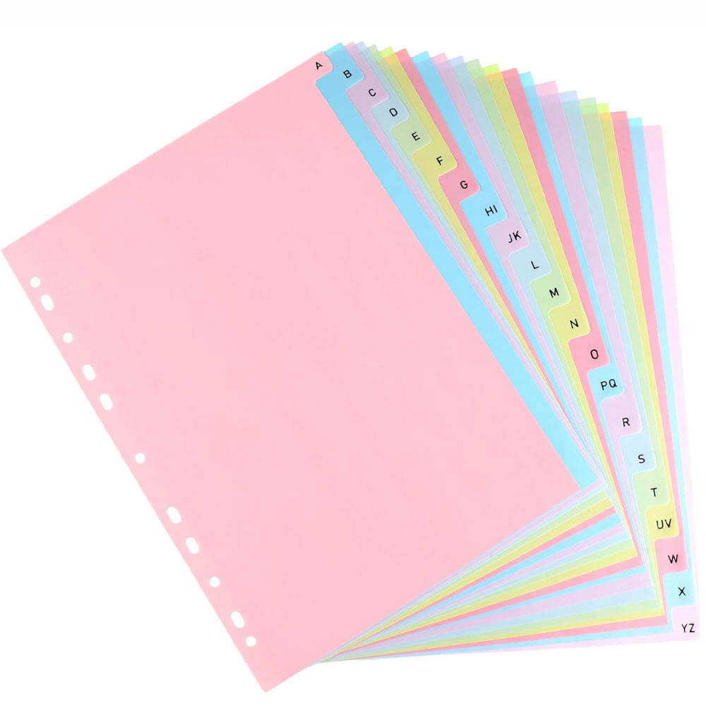21-Sheet A-Z Alphabet Binder D - Index Tab Divider ulasan dan harga