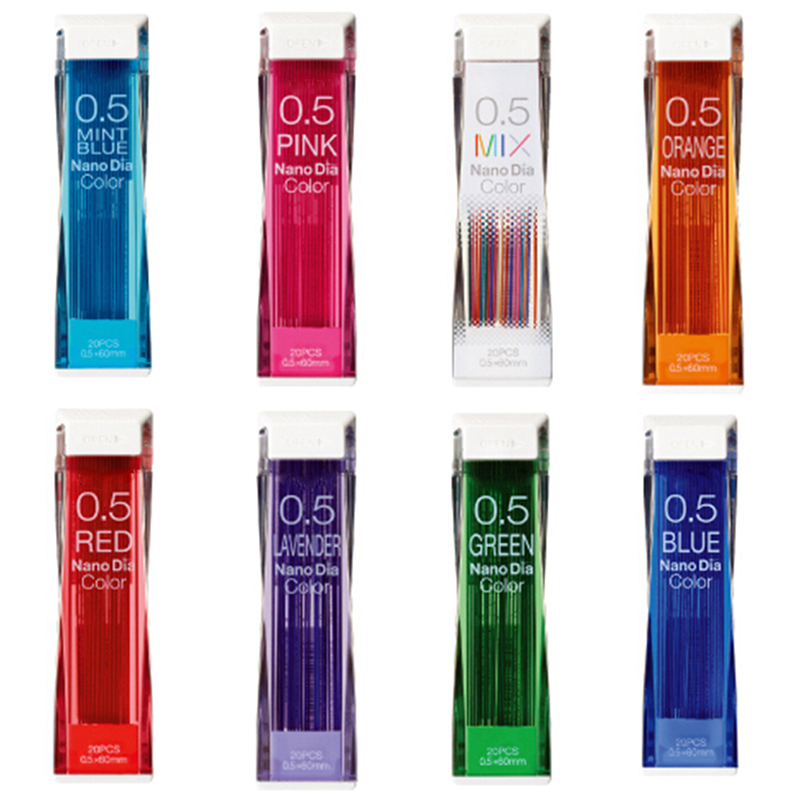 1PC 0.5mm Colored Mechanical P - Mechanical Pencil Lead ulasan dan harga
