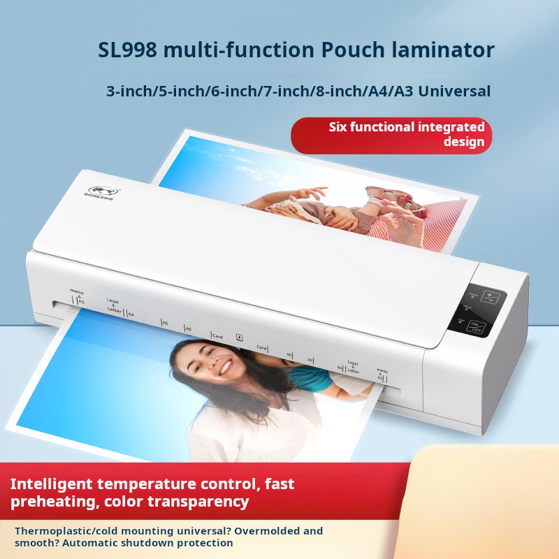 SL998 Laminator for Photos Ele - Document Laminator Pouch ulasan dan harga