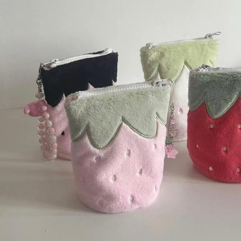 1Pcs Standing Strawberry Shape - Pencil Case Large ulasan dan harga