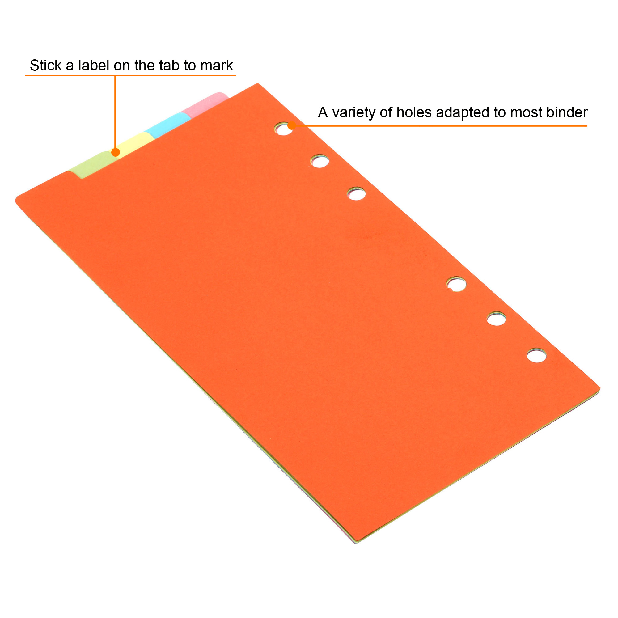 A6 Binder Index Dividers 4 Set - Index Tab Divider ulasan dan harga